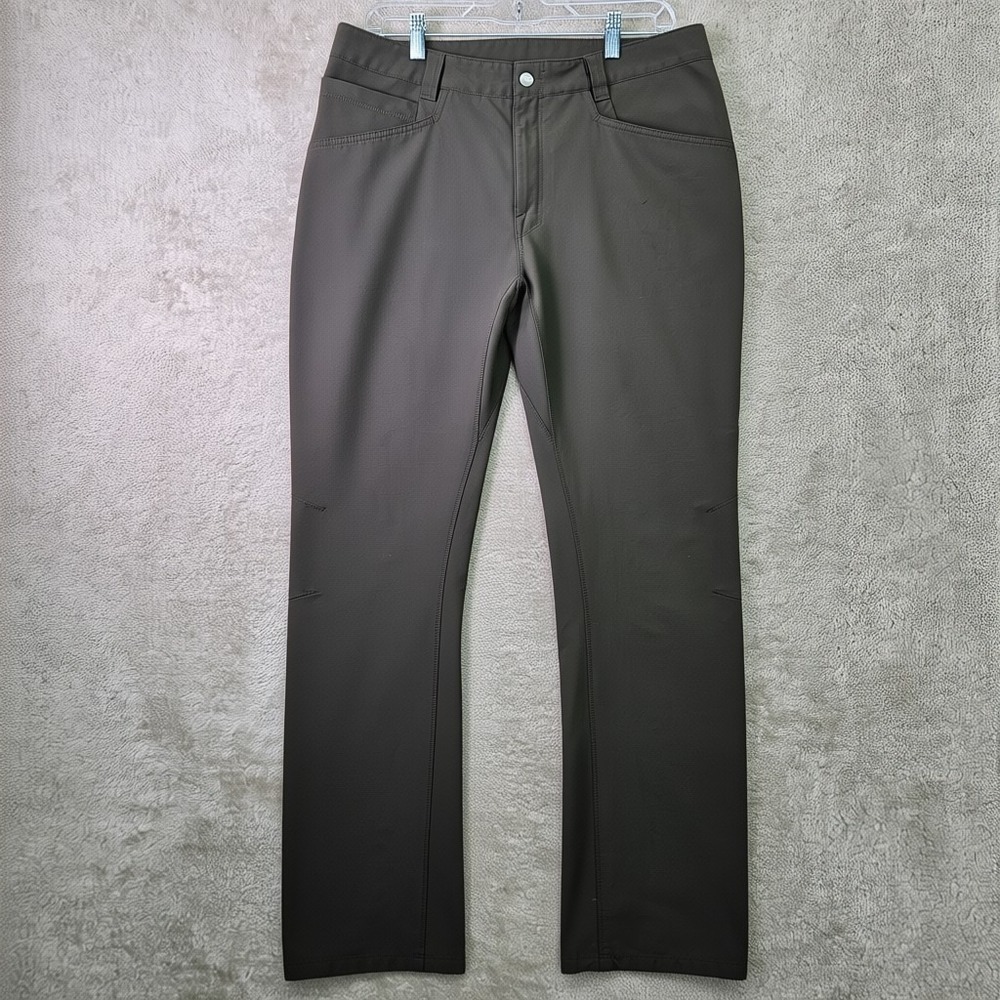 The North Face Tech Pants Mens 34x30 Olive Green Outdoor Hiking Straight Leg